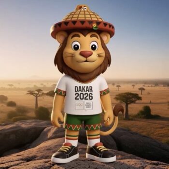 Mascotte JOJ Dakar 2026 : Ayo, le lion symbole de la jeunesse et de la fierté africaine